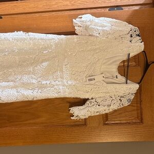 Steve Madden White Lace Dress